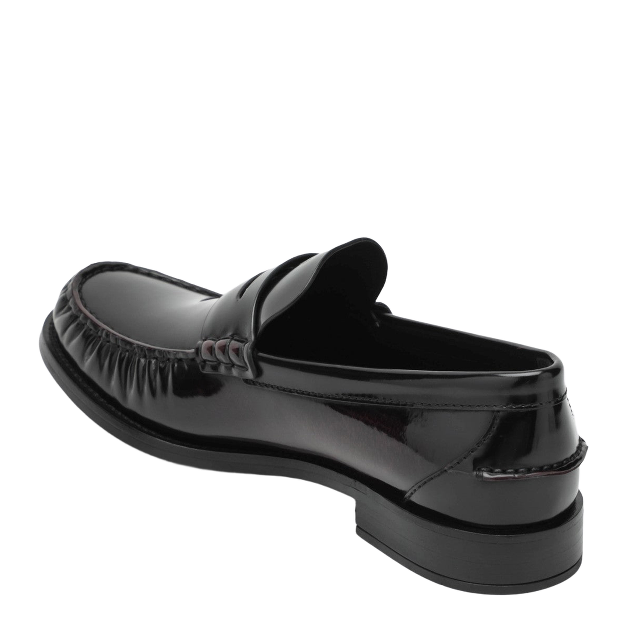 Brushed Leather Loafers Cordovan