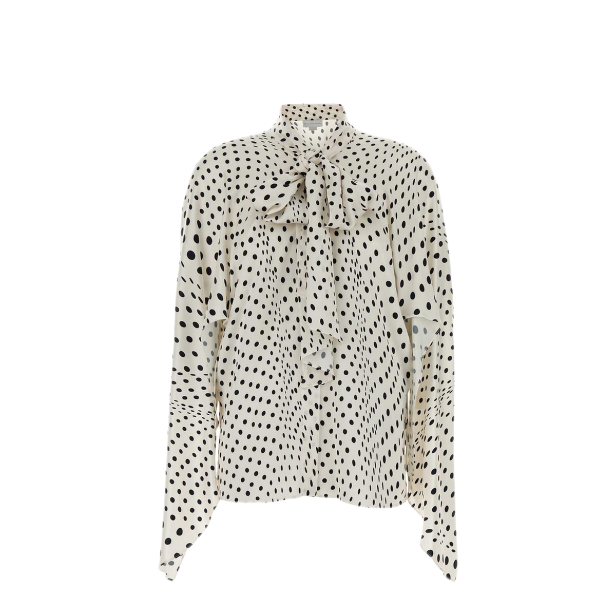 MAYFEYR - Stella Mccartney - Tie Neck Polkadots Shirt - 6202143IS3289061