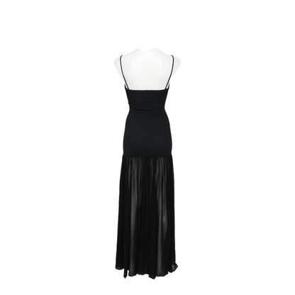 MAYFEYR - Hunza - Black Crinkled Sheer Skirt - DHYBRIDCRGBLACK