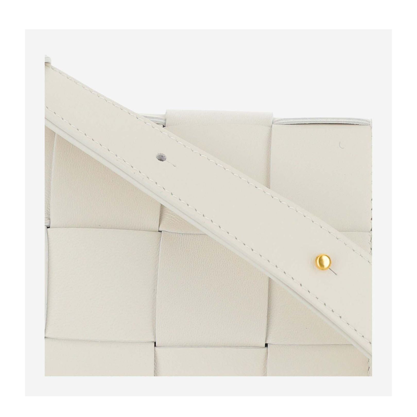 Cassette Small Lambskin Crossbody Bags - White