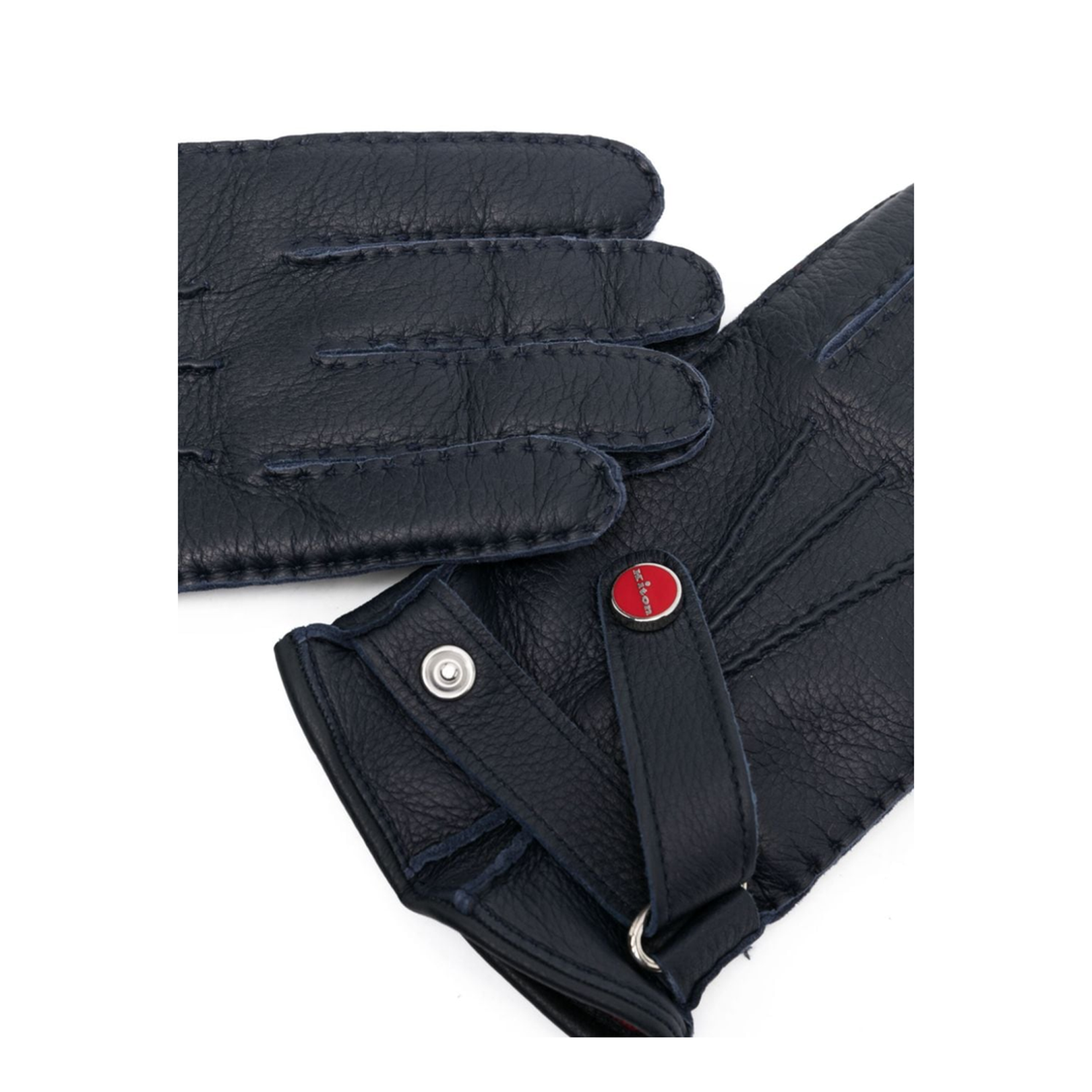 Midnight Blue Calf Leather Gloves