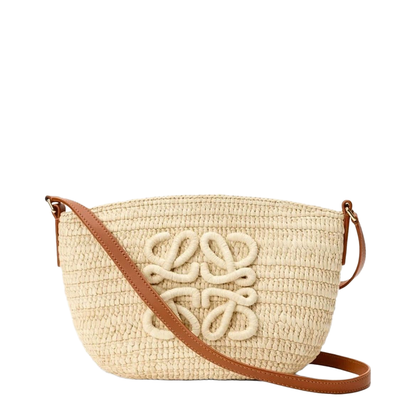 Eclipse Raffia Pochette