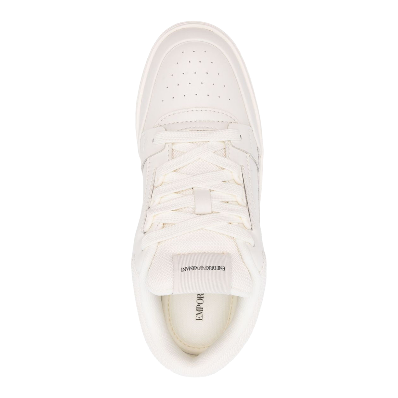 Mesh and Leather Sneakers with Contrasting Details