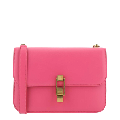 MAYFEYR - Saint Laurent - Fuchsia Leather Le Carré Shoulder Bag - 6332141YF0W5604