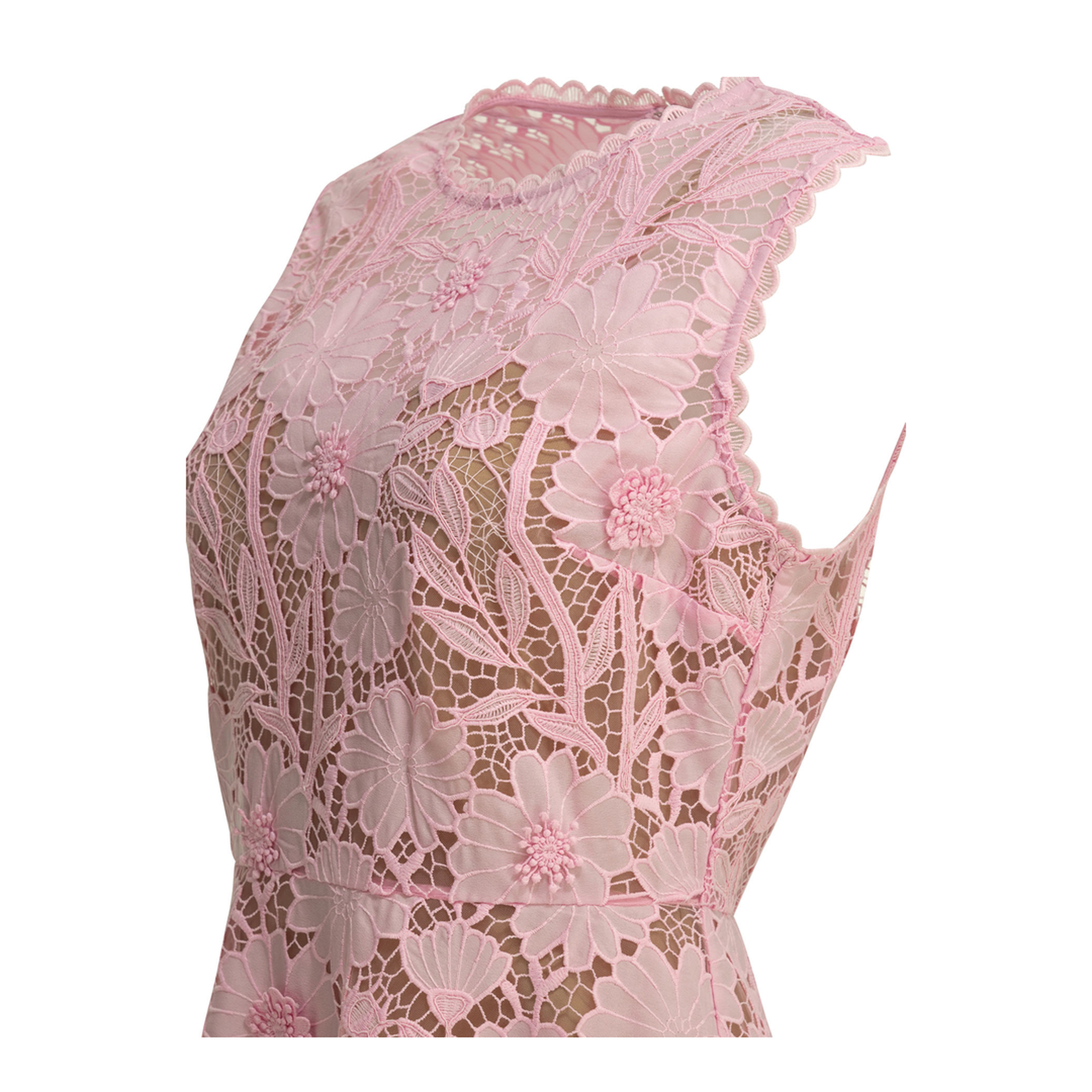 MAYFEYR - Self Portrait - Short Lace Dress - PF26109SPPINK