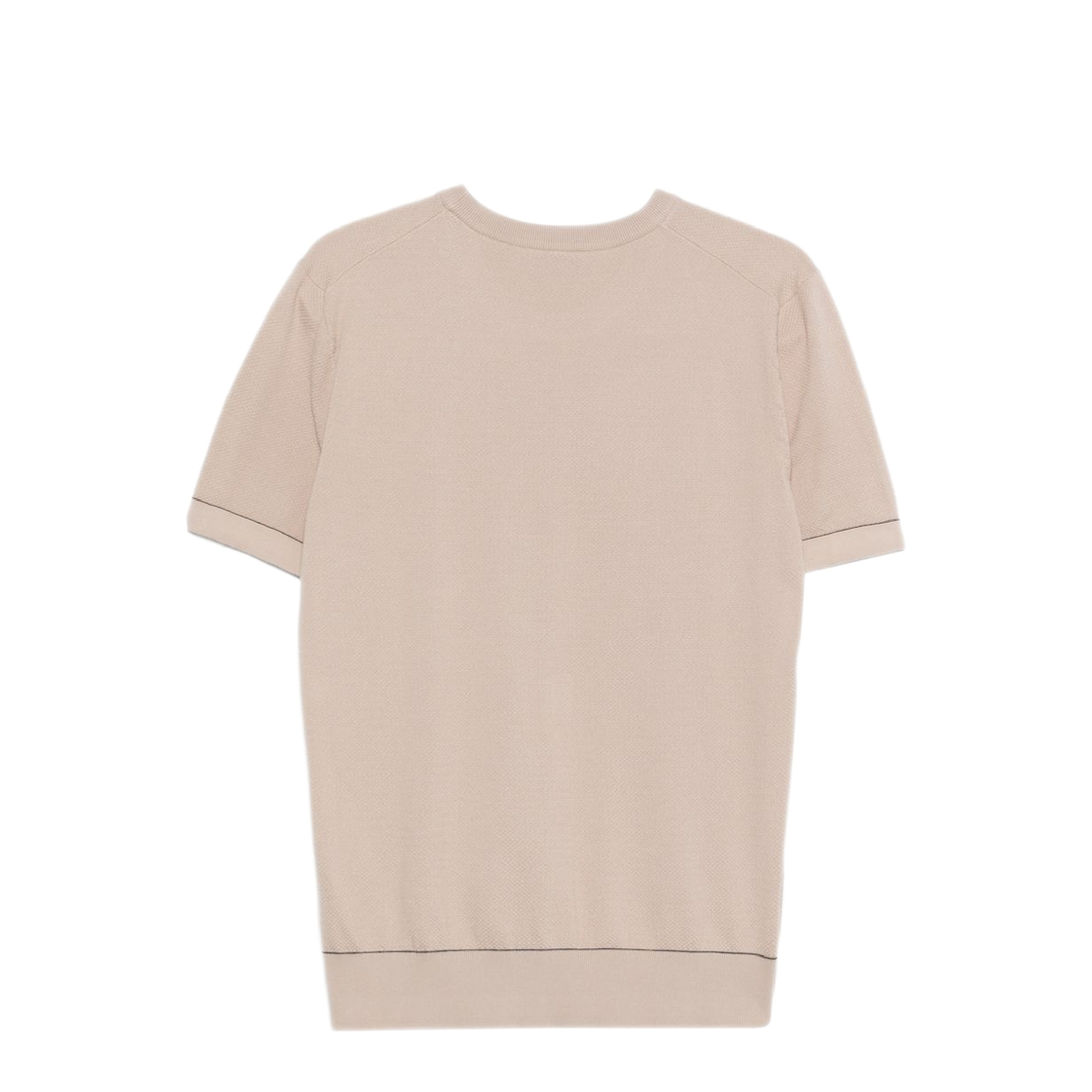 MAYFEYR - Brioni - Beige Piquet Cotton T Shirt - UMR00LP0K159541