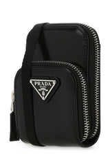 Logo Plaque Straped Wallet