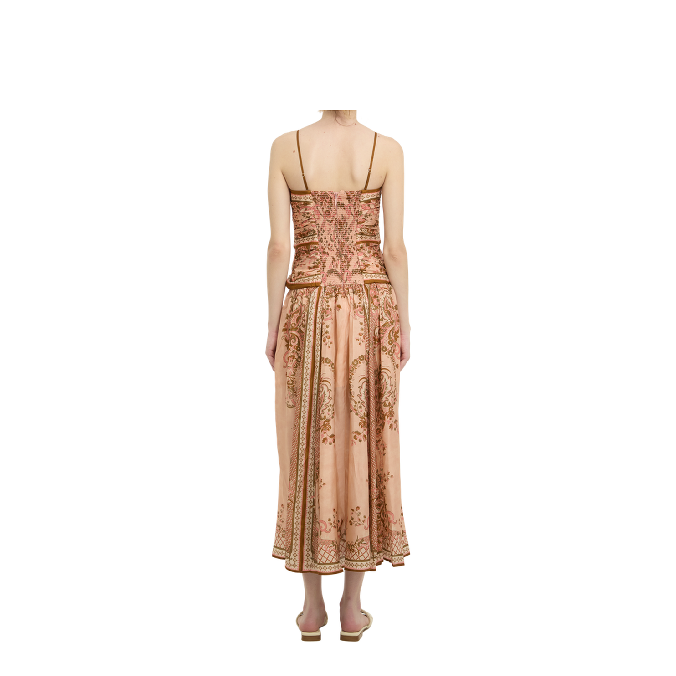 MAYFEYR - Zimmermann - Aster Scarf Print Midi Dress - 8062DSS261PPSFL