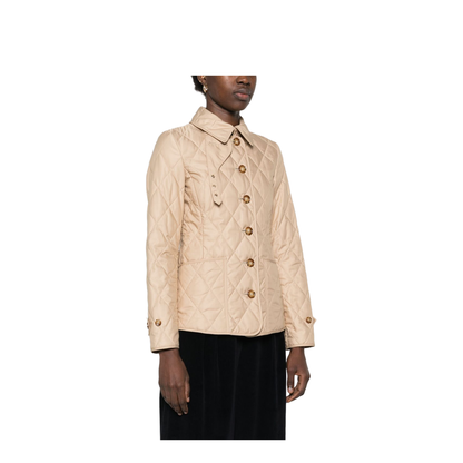 Fernleigh Quilted Jacket With Check Lining
