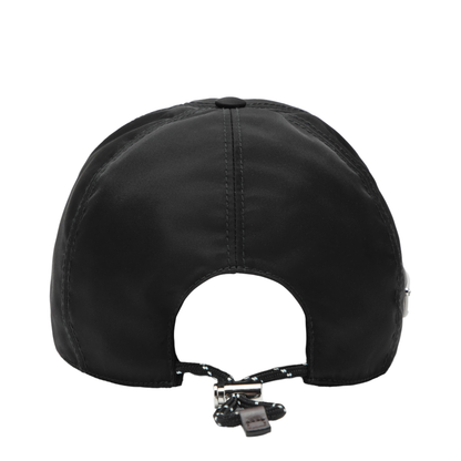 Black Re-Nylon Baseball Cap