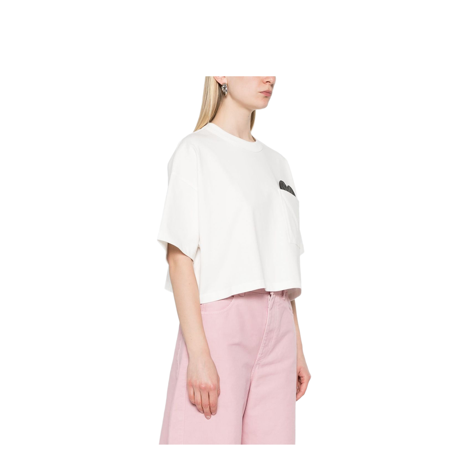 Soft Cotton Jersey T-Shirt in Chalk