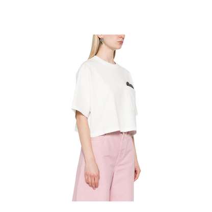 Soft Cotton Jersey T-Shirt in Chalk
