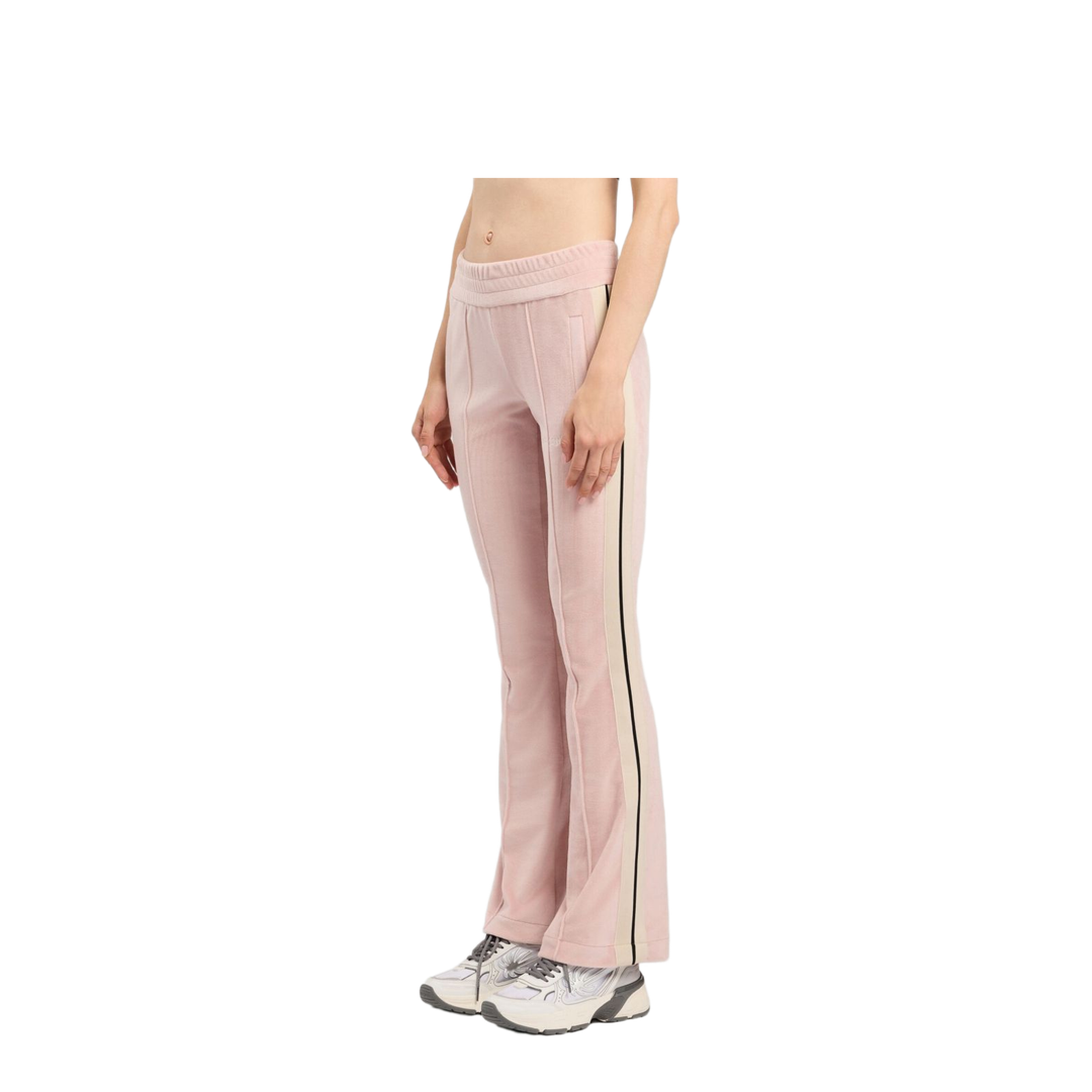 MAYFEYR - Palm Angels - Velvet Trousers With Side Stripes - PWCJ019S26FAB0013003