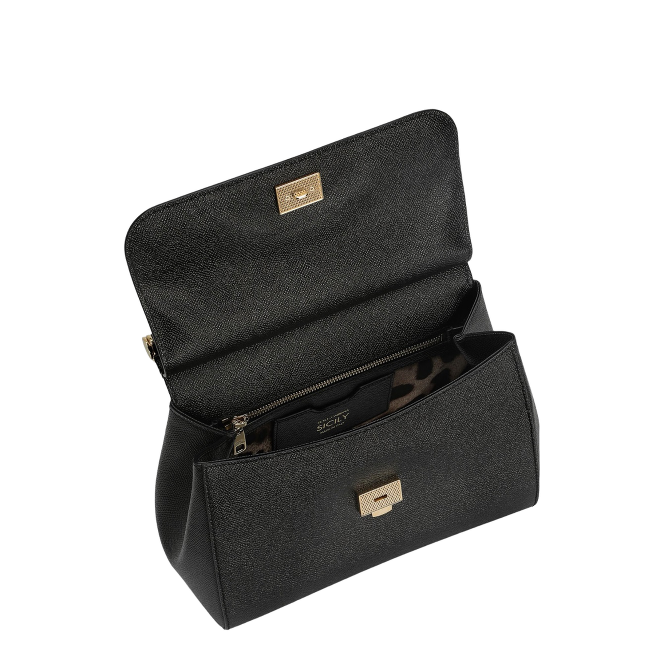 Large Sicily Handbag in Black