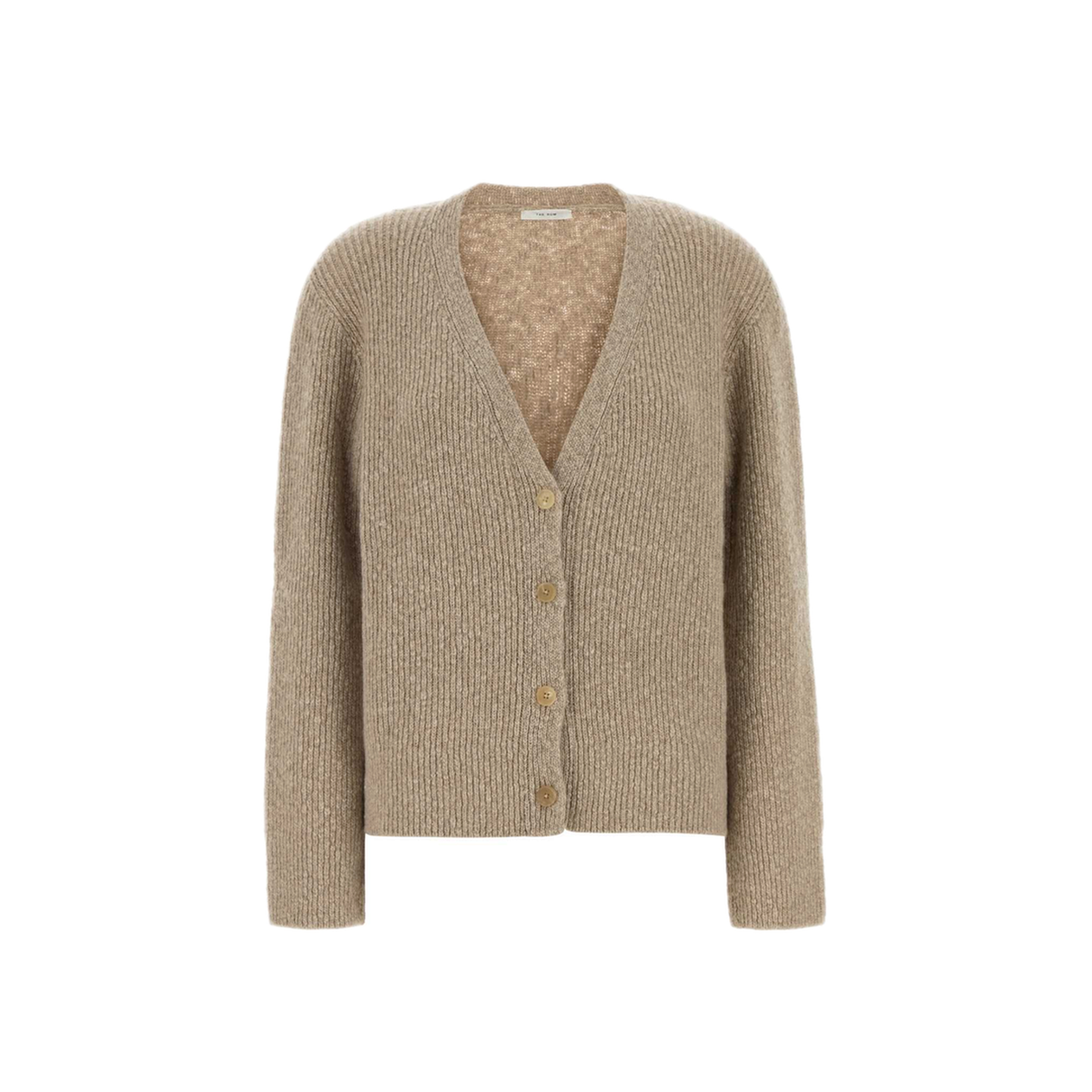 MAYFEYR - The Row - Beige Cashmere Naroch Cardigan - 10677Y548DUN