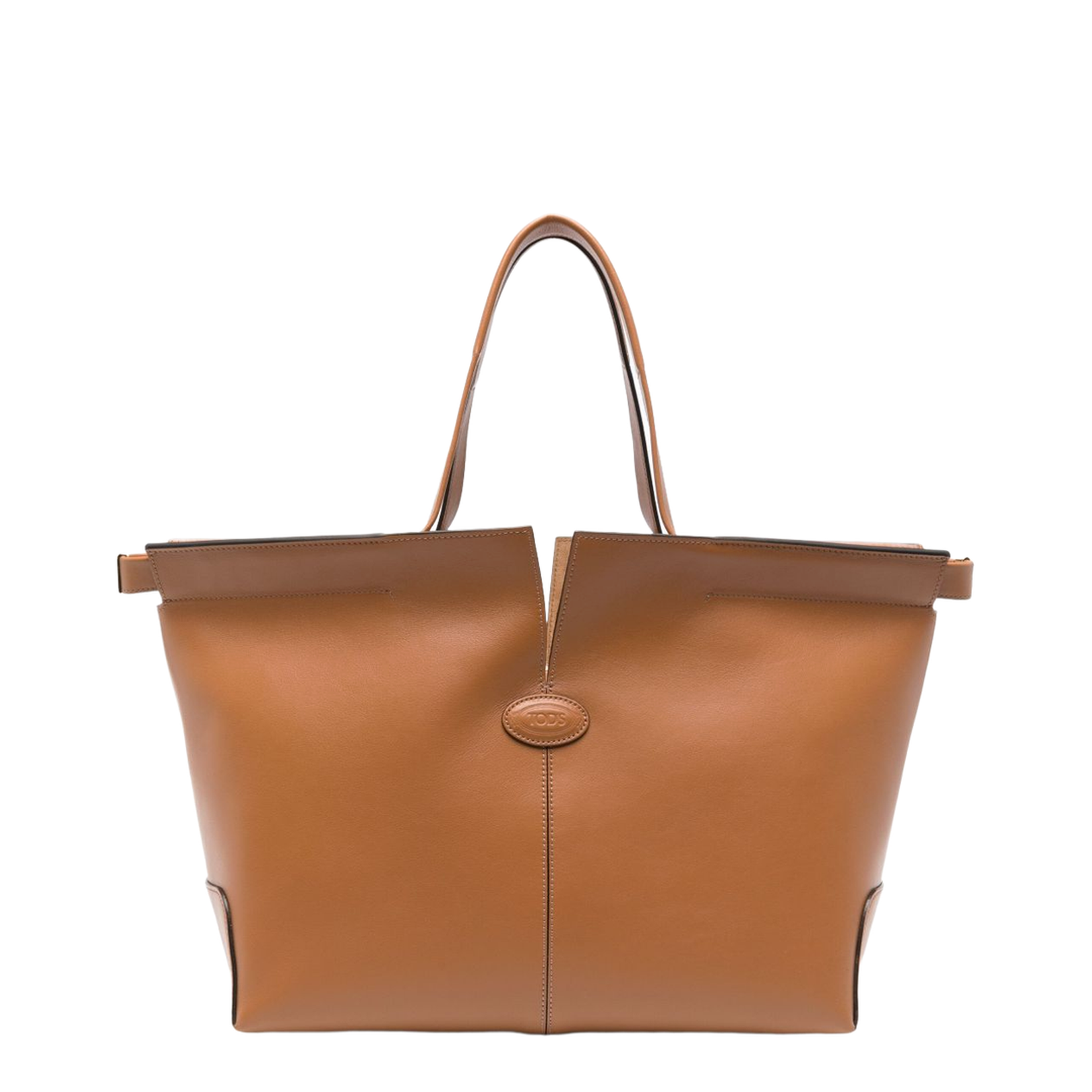 Leather Brown Shopper Bag