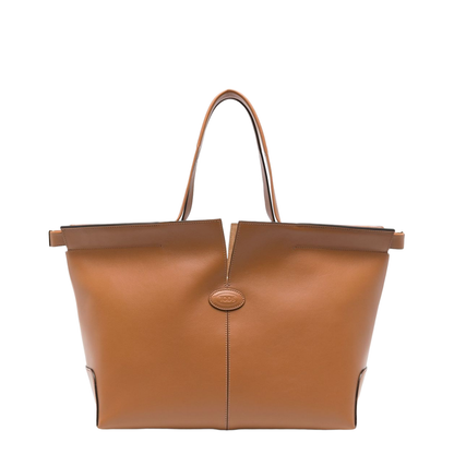 Leather Brown Shopper Bag