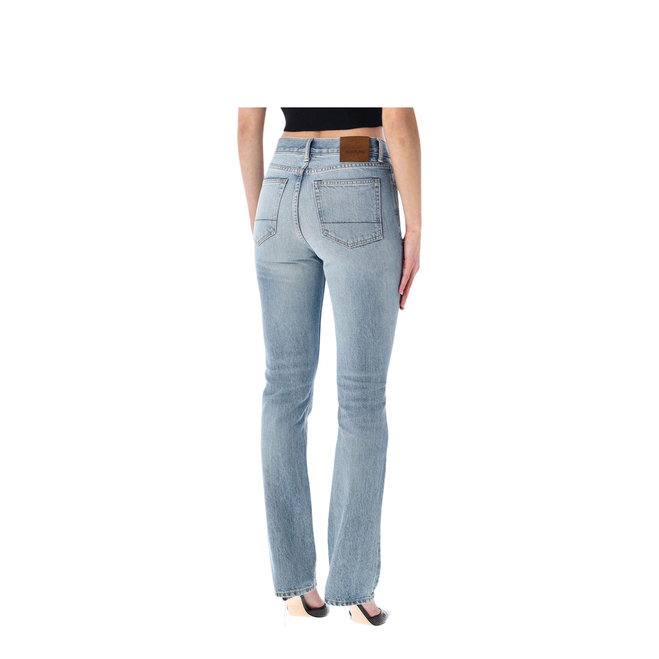 Washed Denim Jeans