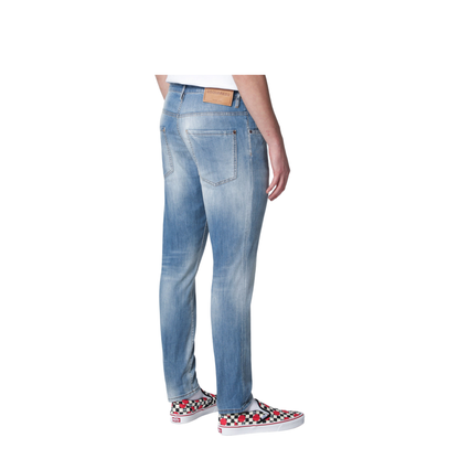 Skater Light-Wash Stretch Denim Jeans In Blue