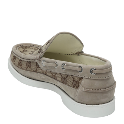 Loafer in Original GG Fabric Beige/Ebony
