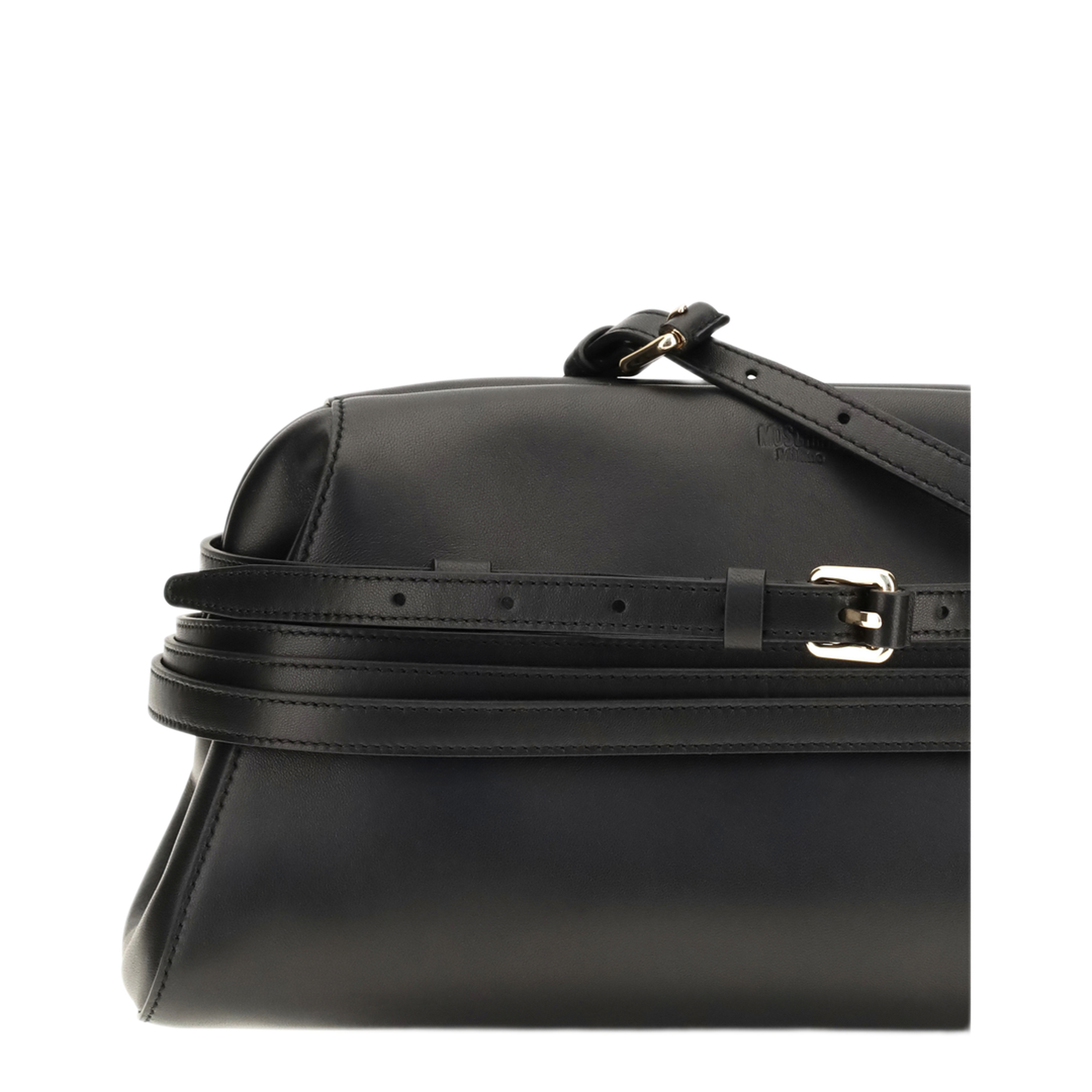 MAYFEYR - Moschino - Leather Clutch With Buckle Detail - MC4018PP1POA0000
