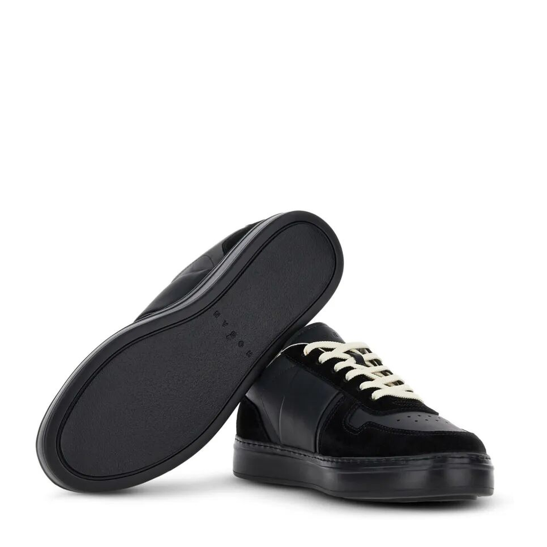 MAYFEYR - Hogan - H-Tv Smooth And Suede Leather Sneakers - HXM6680FL30ODZ