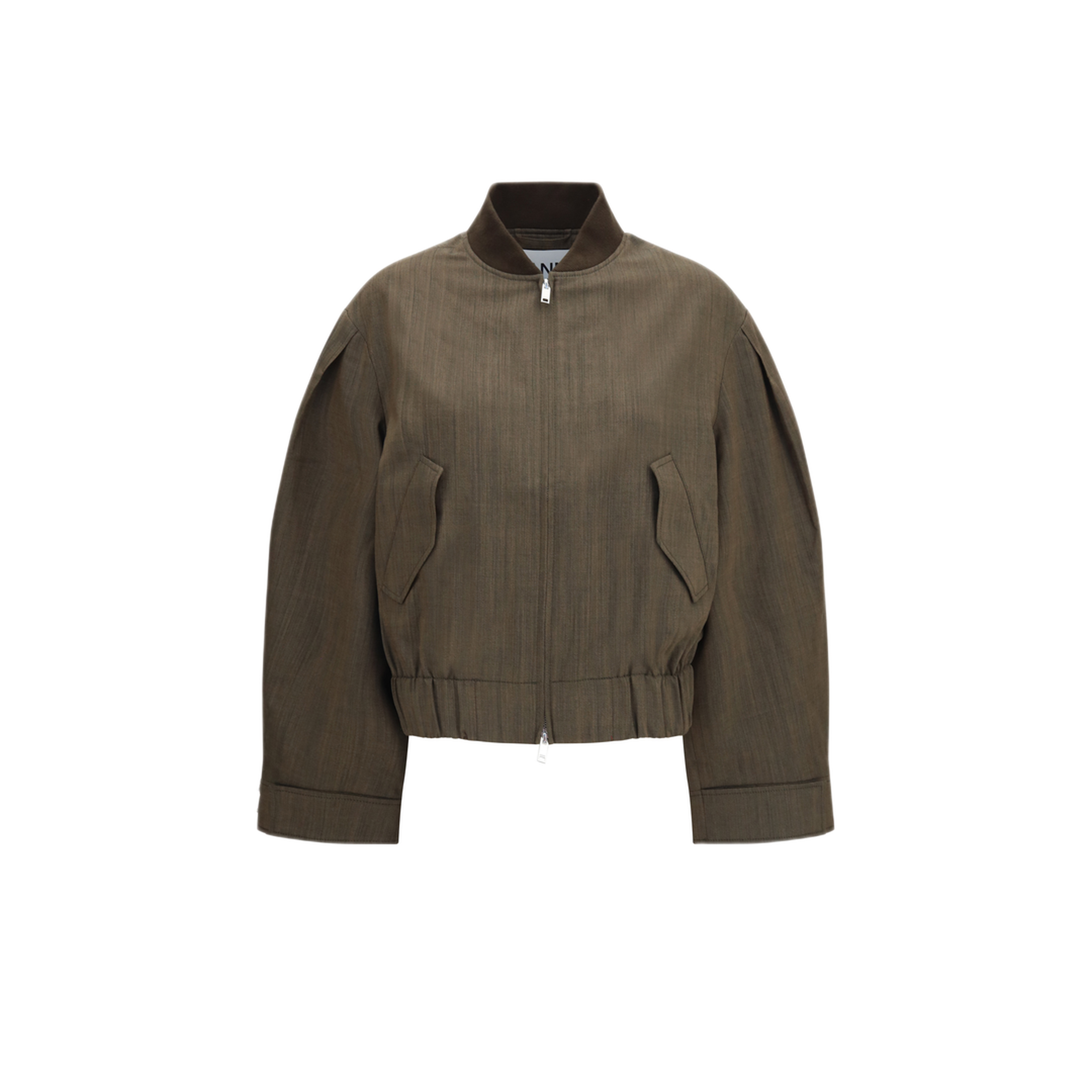 MAYFEYR - Ganni - Lightweight Wool Bomber Jacket - A1010215ZXZ