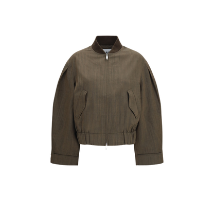 MAYFEYR - Ganni - Lightweight Wool Bomber Jacket - A1010215ZXZ