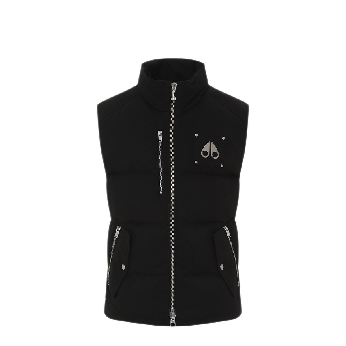 MAYFEYR - Moose Knuckles - Westmount Black Cotton Vest - M34MV474292