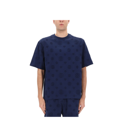MAYFEYR - Casablanca - T-Shirt With Monogram Details - MSP26JTS04403APPLIQUEMONOGRAM