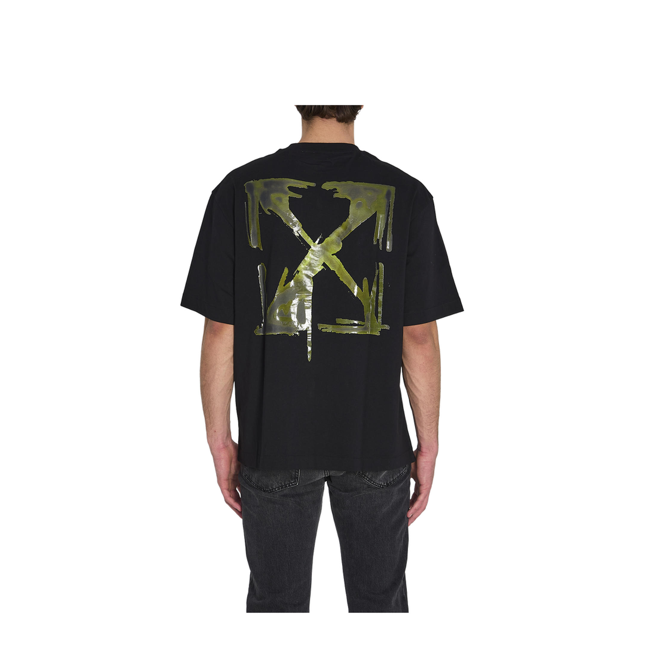 MAYFEYR - Off-White - Dark Slime Arrow T-Shirt - OMAA120S26JER0020001