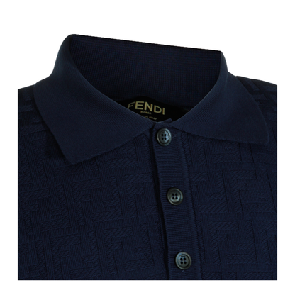 MAYFEYR - Fendi - Polo Shirt - Blue - FZC162AUW0F0QA2