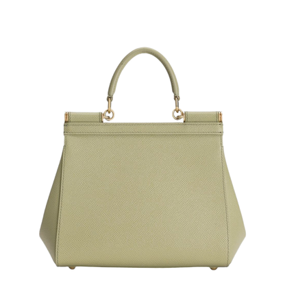 Sicily Medium Calfskin Handbag - Verde