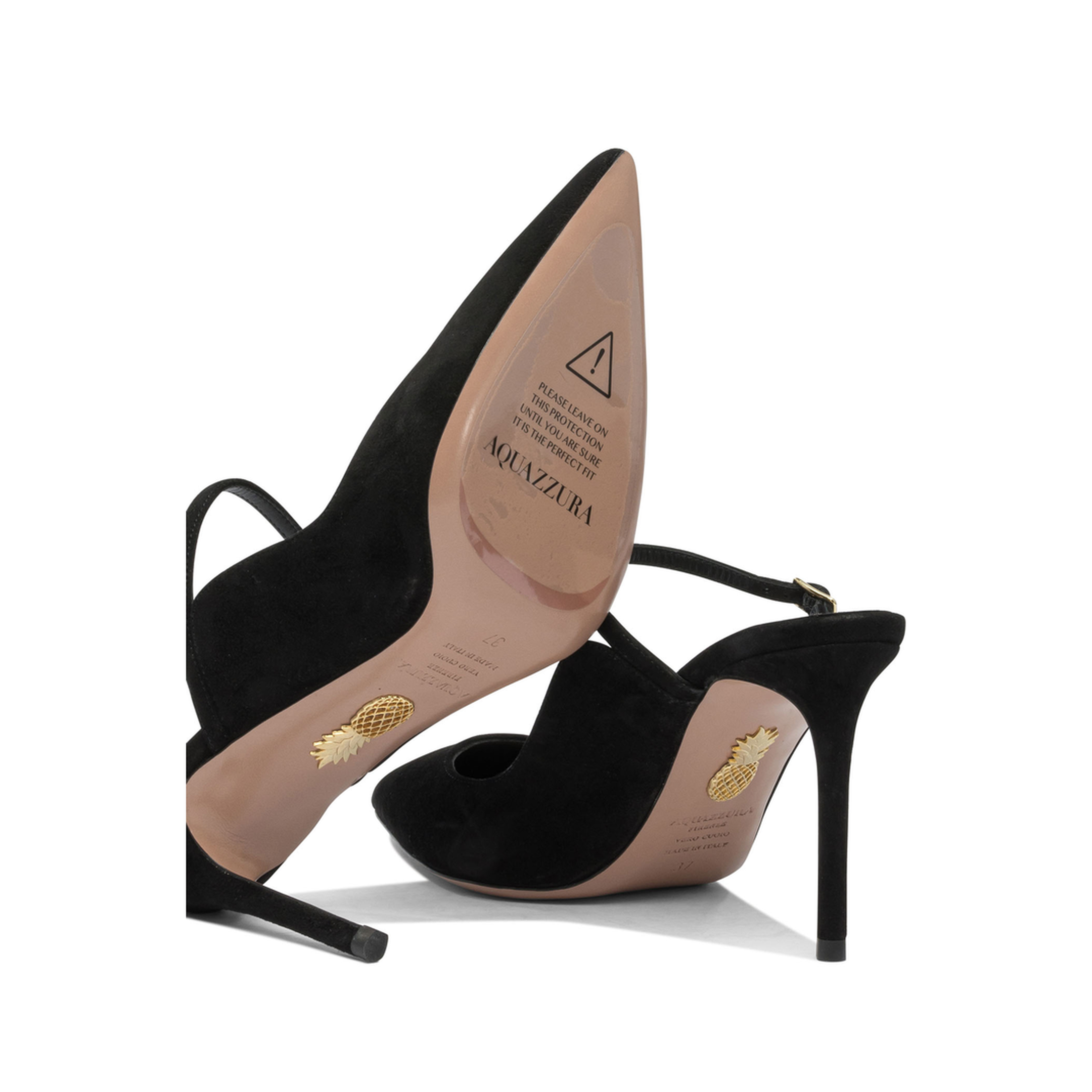 MAYFEYR - Aquazzura - Mary Jane 80Mm Heeled Mules - BLZMIDM0SUE000
