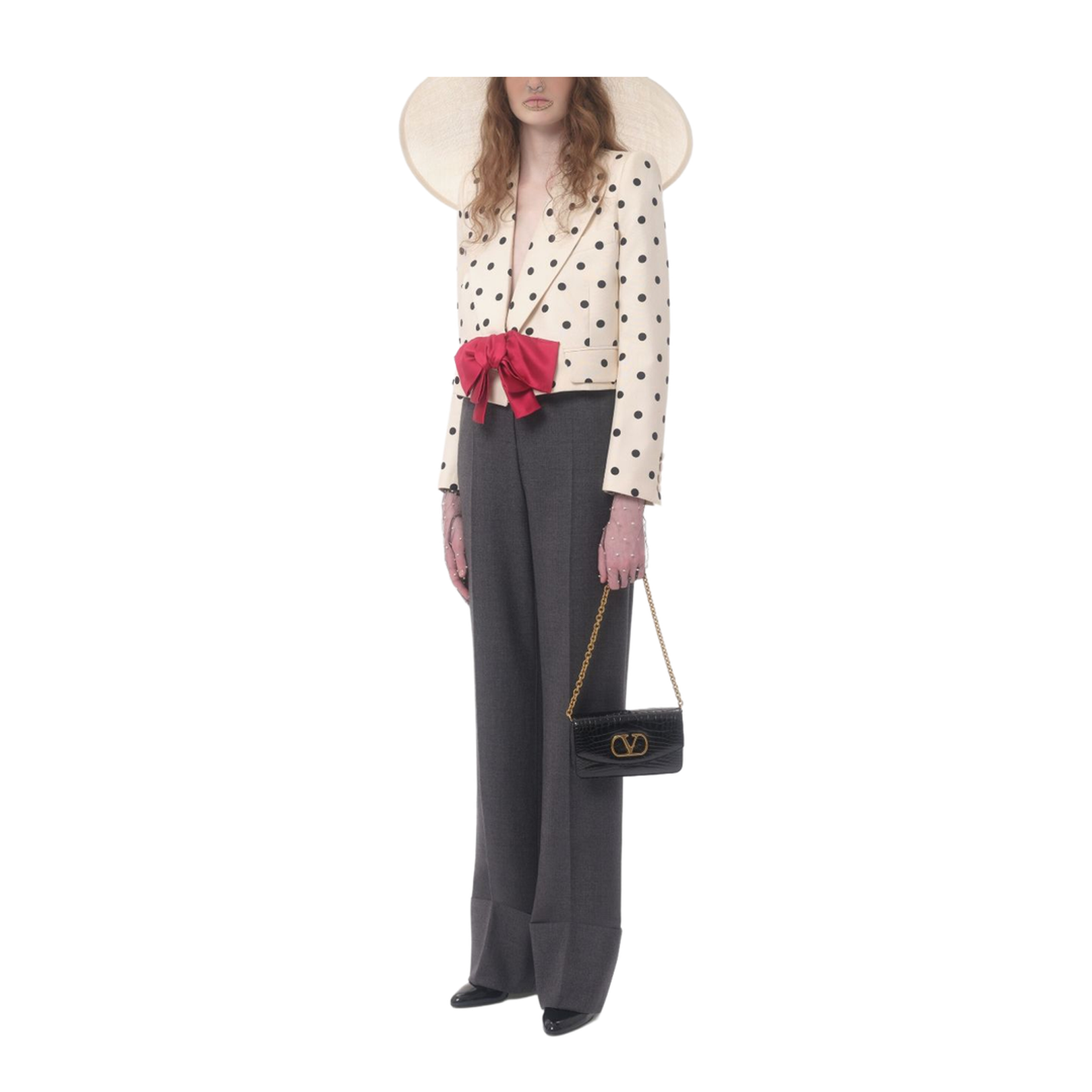 Valentino Shantung Blazer
