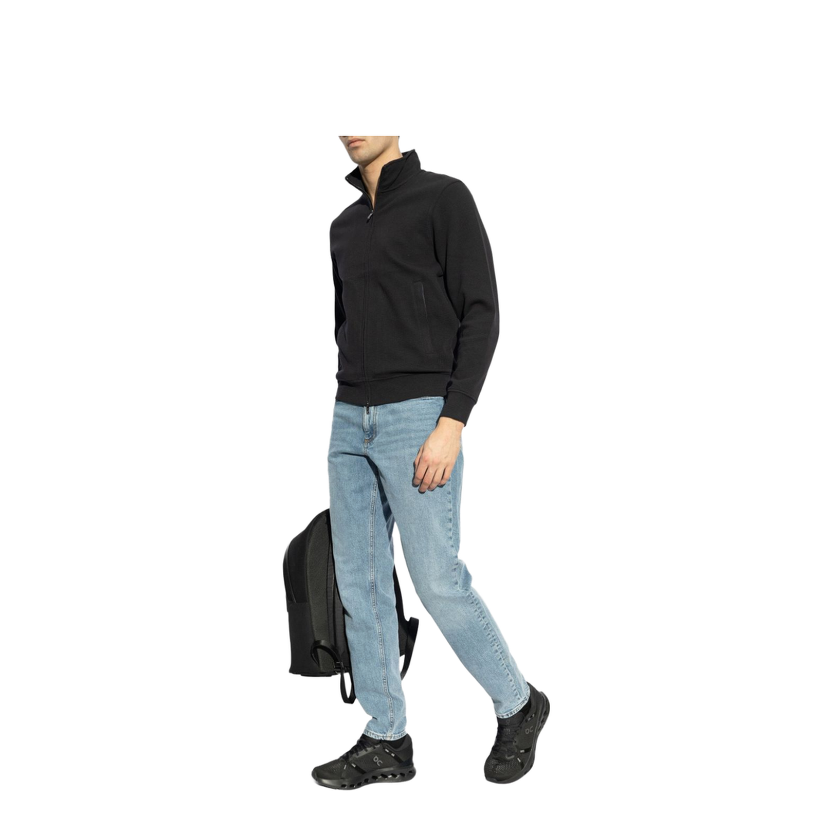 Cotton Zipped Sweatshirt