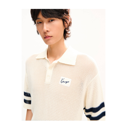 MAYFEYR - Kenzo - Mesh Polo Shirt - FG65PO8023EH02