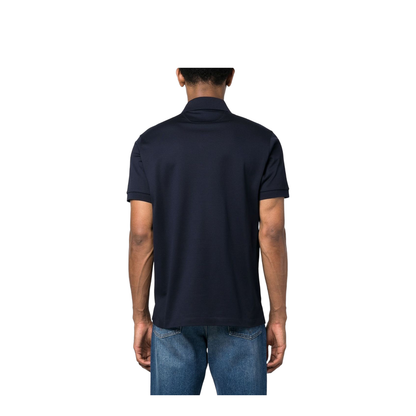 Rainbow-Stripe Cotton Polo Shirt