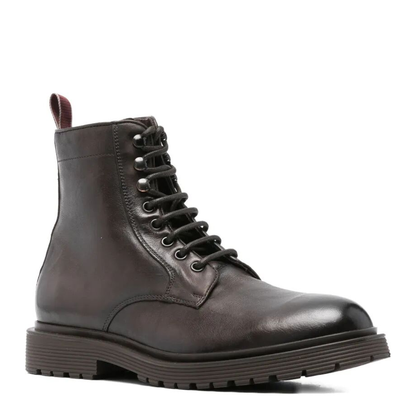 MAYFEYR - STURLINI - Volga Lace Up Leather Boots - AR56001CHOCOLAT