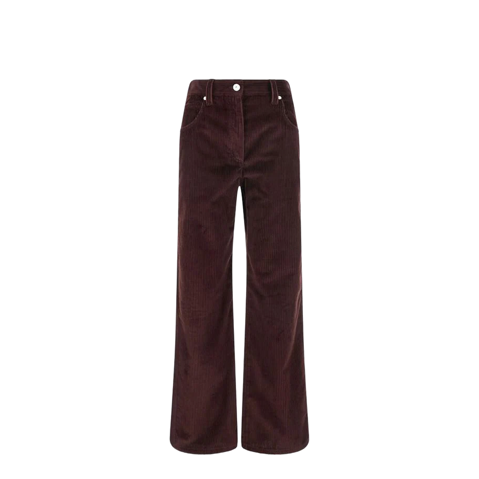 Wide Leg Bordeaux Velvet Pants