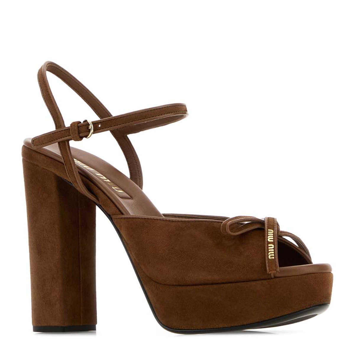 MAYFEYR - Miu Miu - Brown Suede Sandals - 5XP909F110008F0316