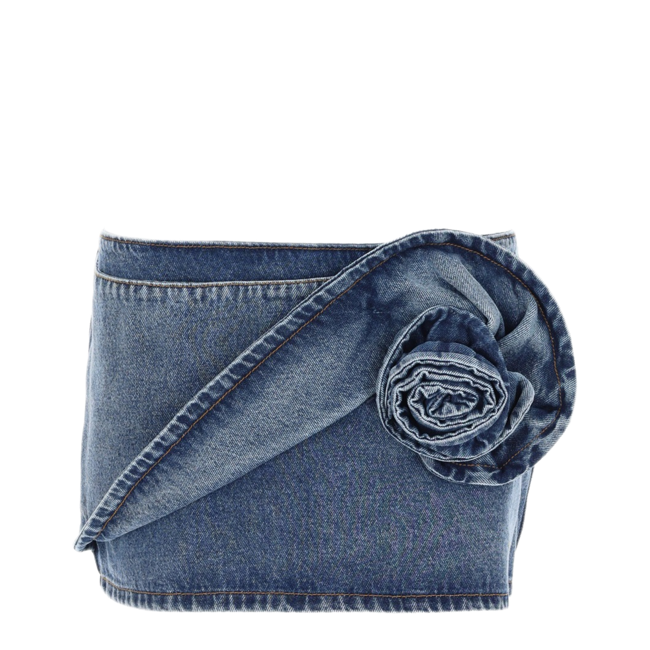 MAYFEYR - Magda Butrym - Denim Miniskirt - 148426DARKBLUE