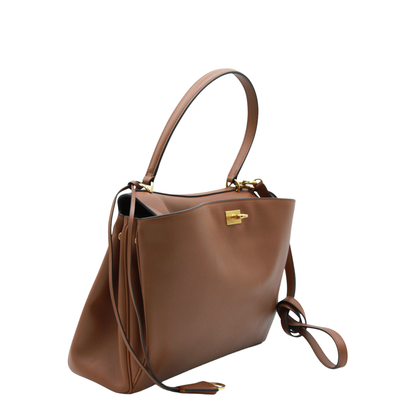 Rodeo Medium Calfskin Handbag - New Tan