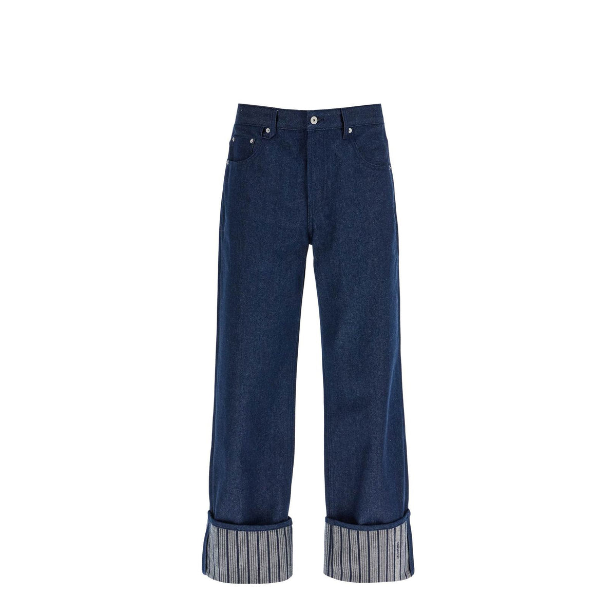 Jacquemus baggy with maxi cuff  baggy jeans with