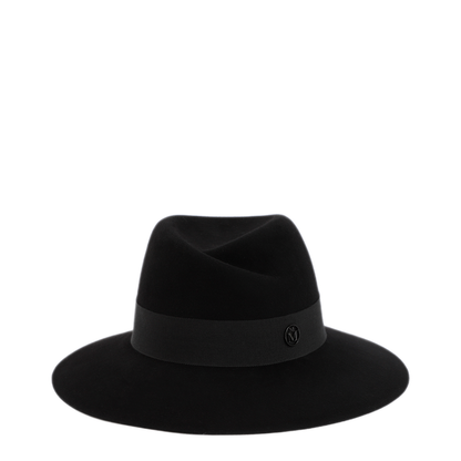 MAYFEYR - MAISON MICHEL - Black Wool Virginie Hat - 1001121001BLACK