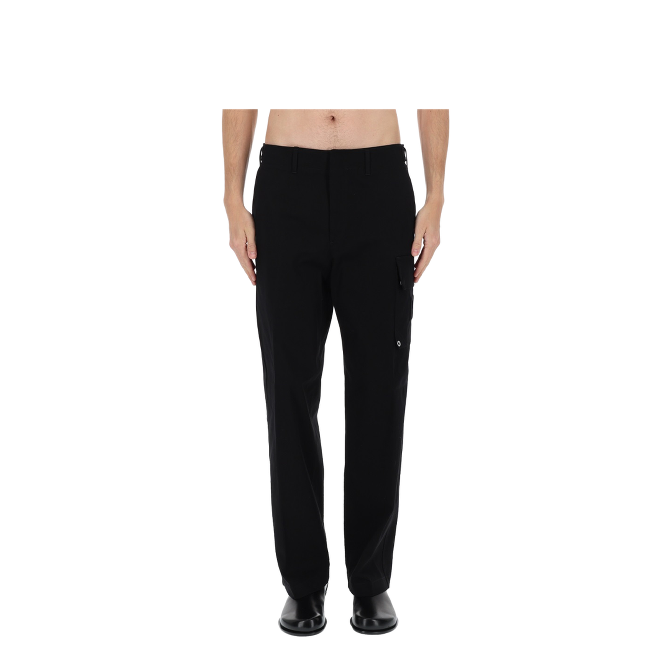 Black Gabardine Trousers