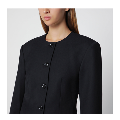 MAYFEYR - Anine Bing - Black Huda Jacket In Wool Blend - A-01-12343PLBLK26