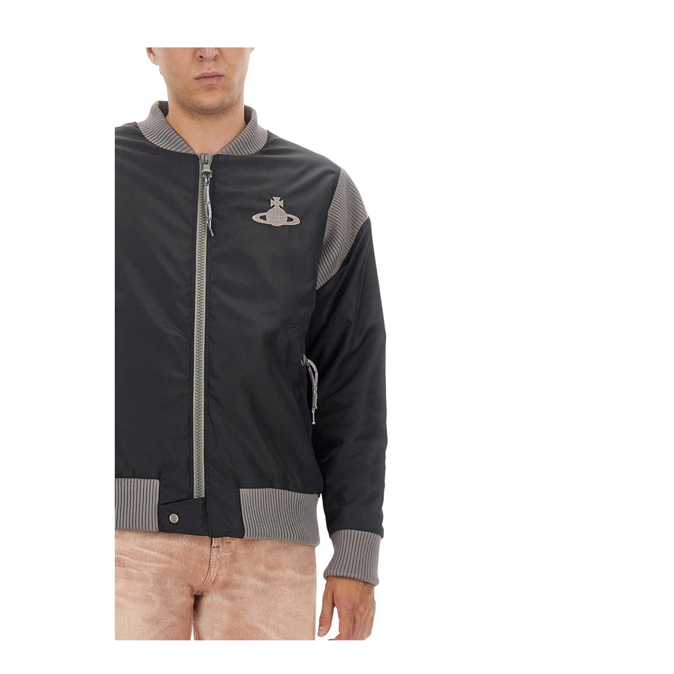 Bomber Jacket With Logo