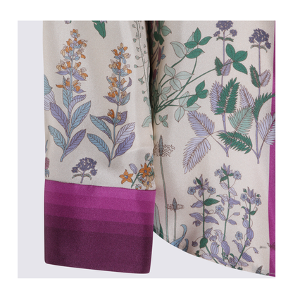 Printed Silk Twill Shirt