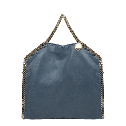 Feather Blue Falabella Fold-Over Tote Bag